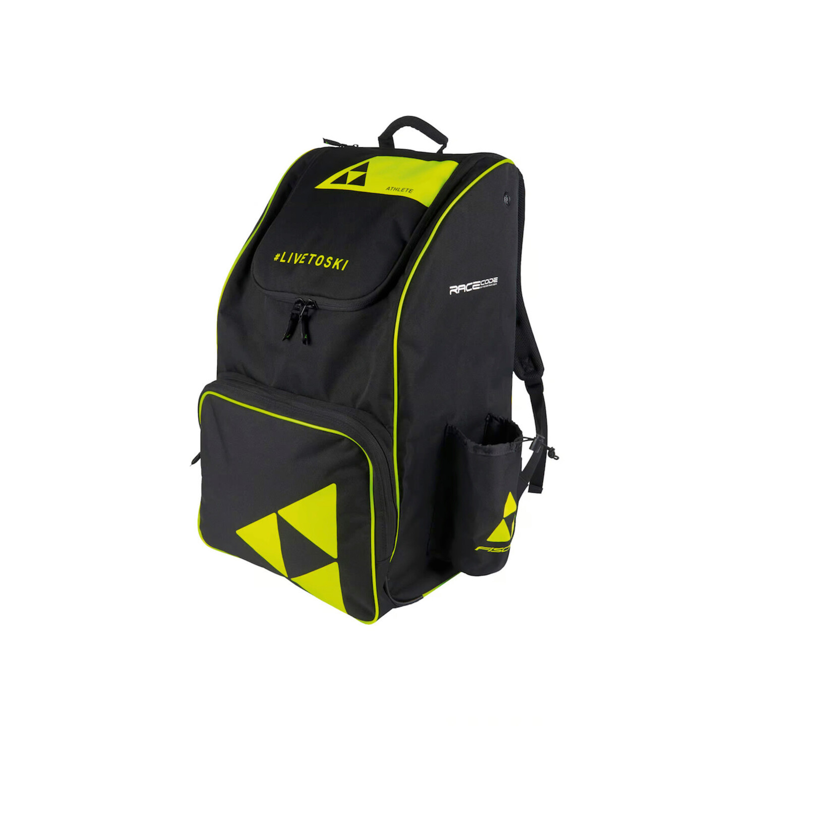 FISCHER FISCHER SKI BAG BACKPACK RACE 70L BLACK/YELLOW