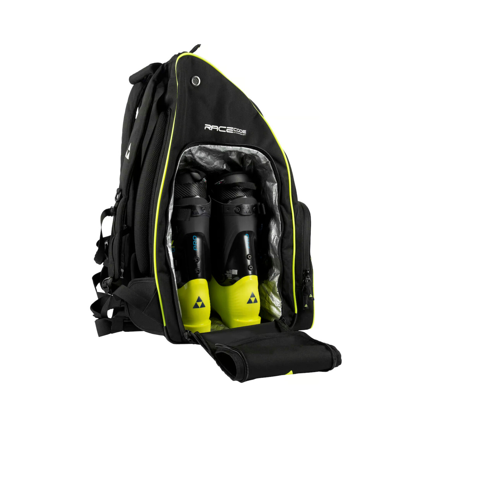 FISCHER FISCHER SKI BAG BACKPACK RACE 55L BLACK/YELLOW