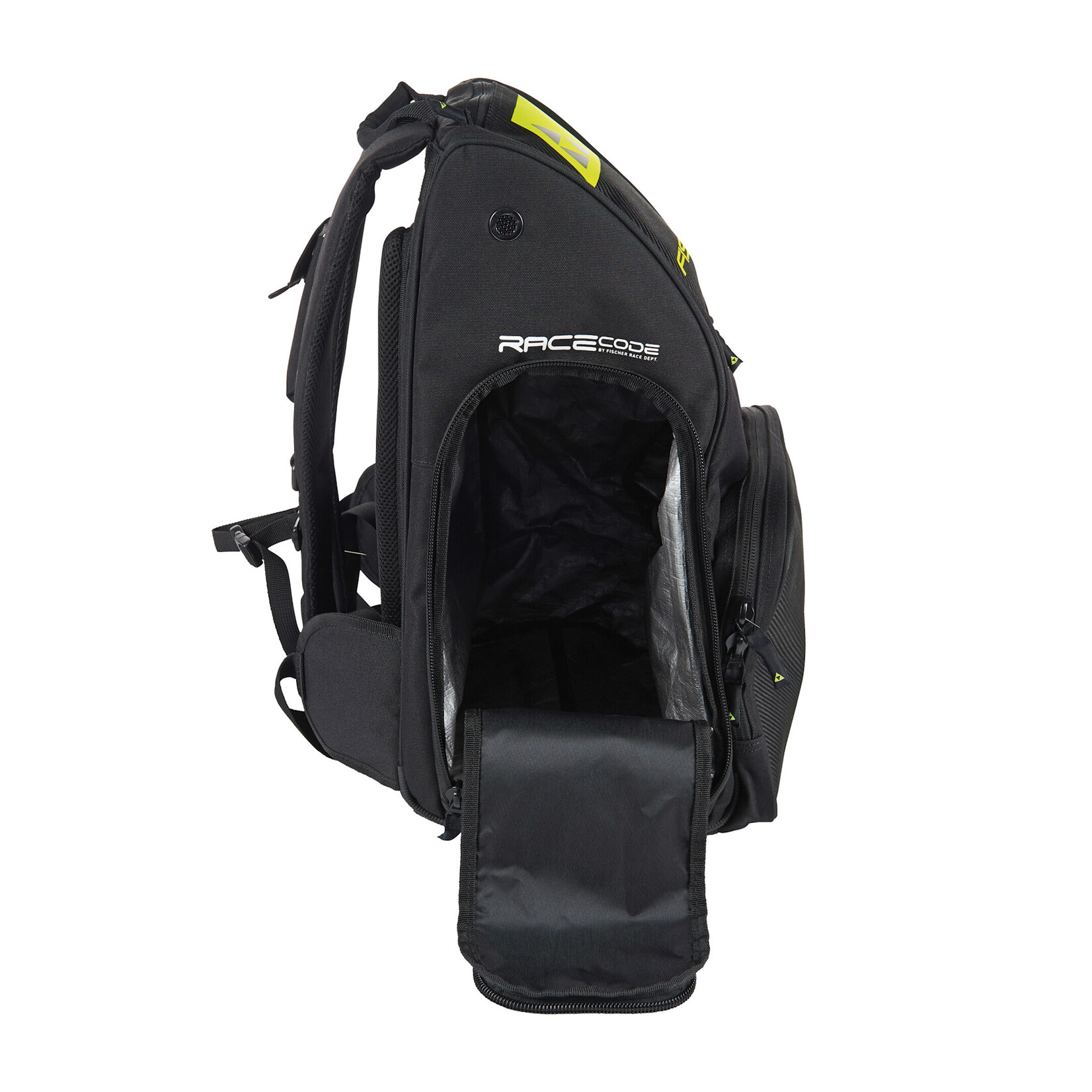 FISCHER FISCHER SKI BAG BACKPACK RACE 55L BLACK/YELLOW