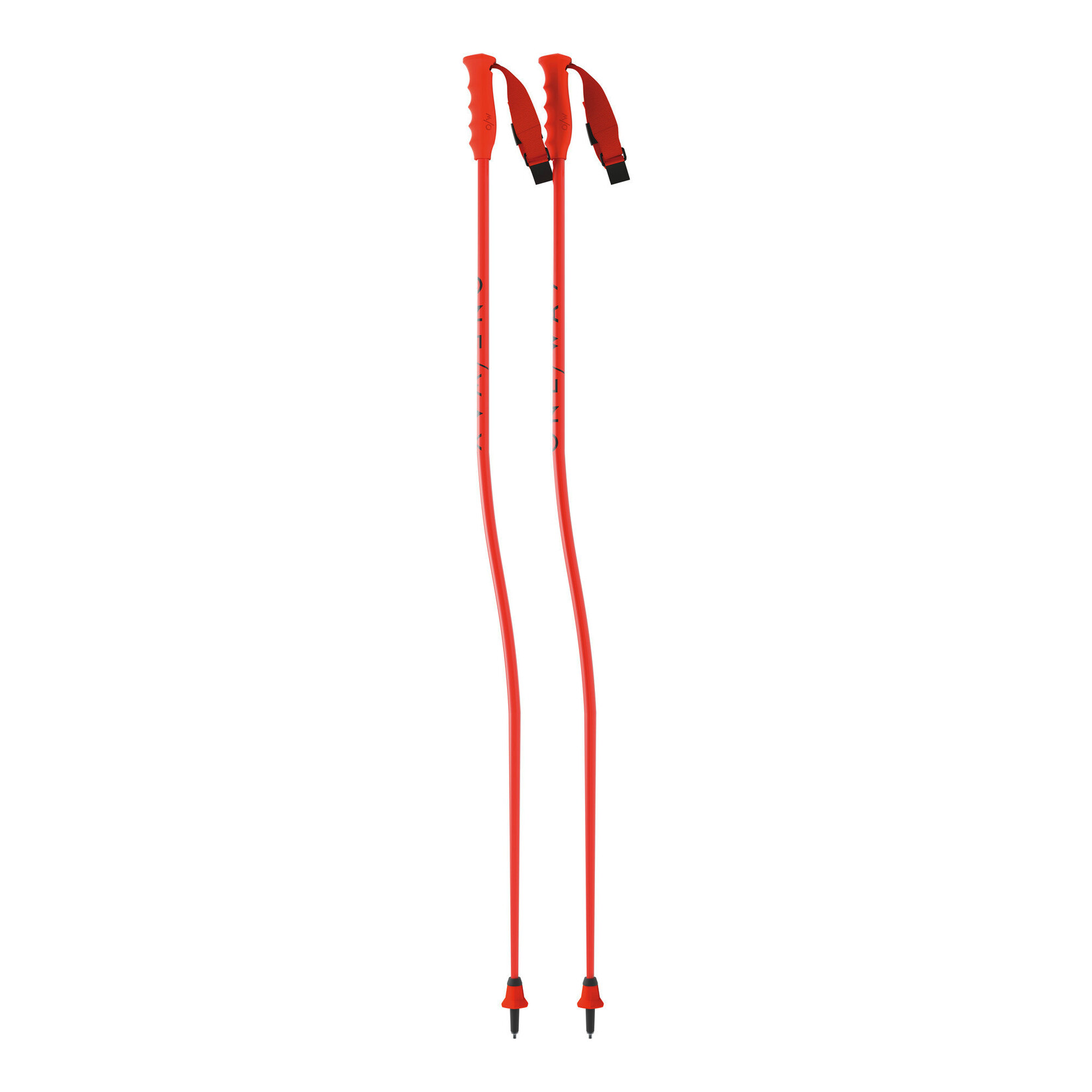 ONE WAY ONE-WAY SKI POLES RD 16 GS BENT FLAME