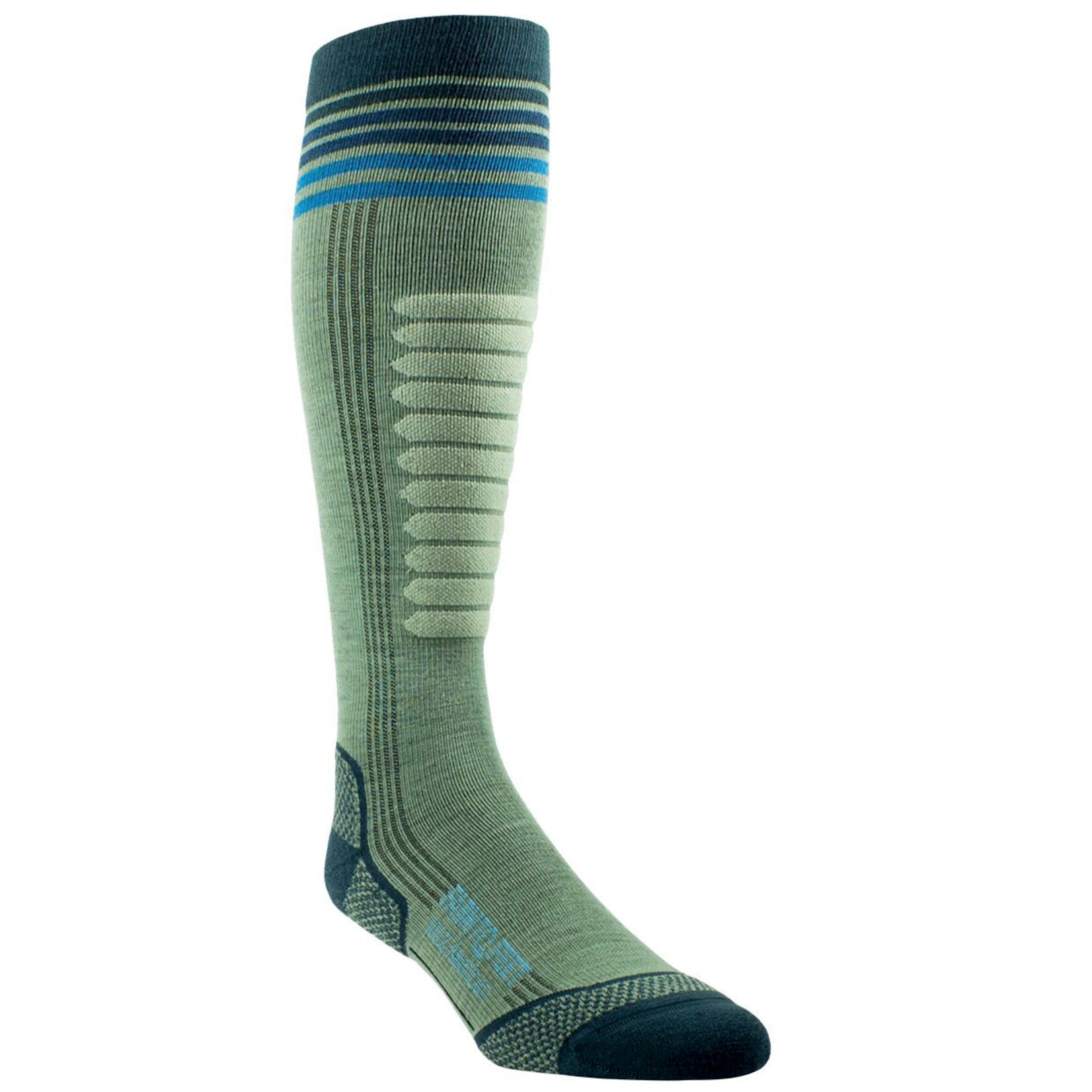 FARM TO FEET FARM TO FEET SKI SOCK WAITSFIELD 2.0 LT CUSH LODEN FROST