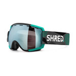 SHRED SHRED SKI GOGGLES RARIFY FOG FLASH CBL 2.0 DEEP BLUE MIRROR VLT 21%