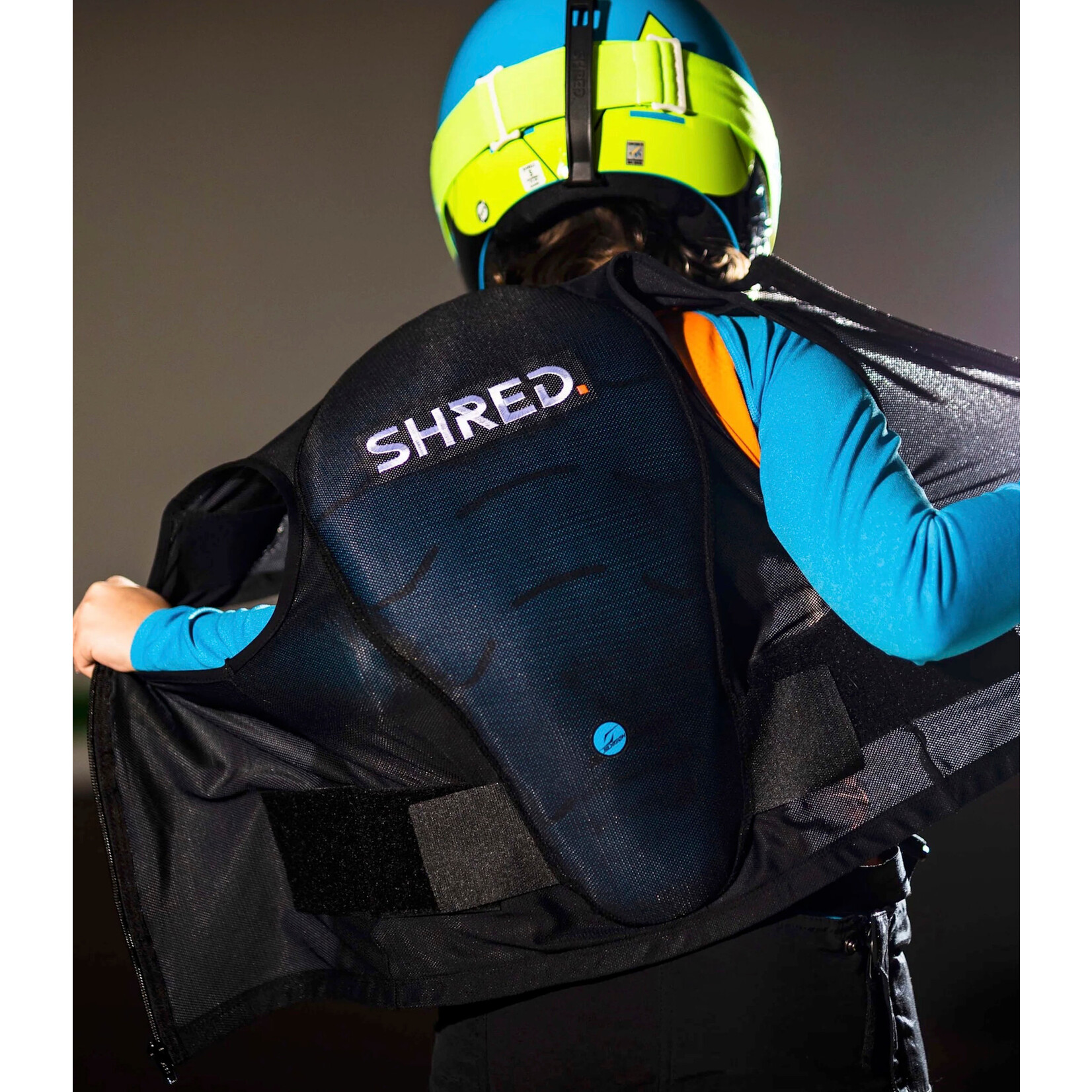 SHRED SHRED BACK GUARD FLEXI BACK PROTECTOR VEST ZIP MINI