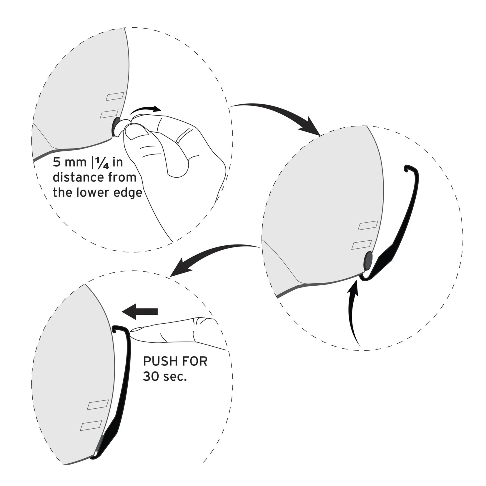SHRED SHRED GOGGLE CLIP KIT TOTALITY