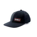 SHRED SHRED HAT SNAPBACK CAP BLACK