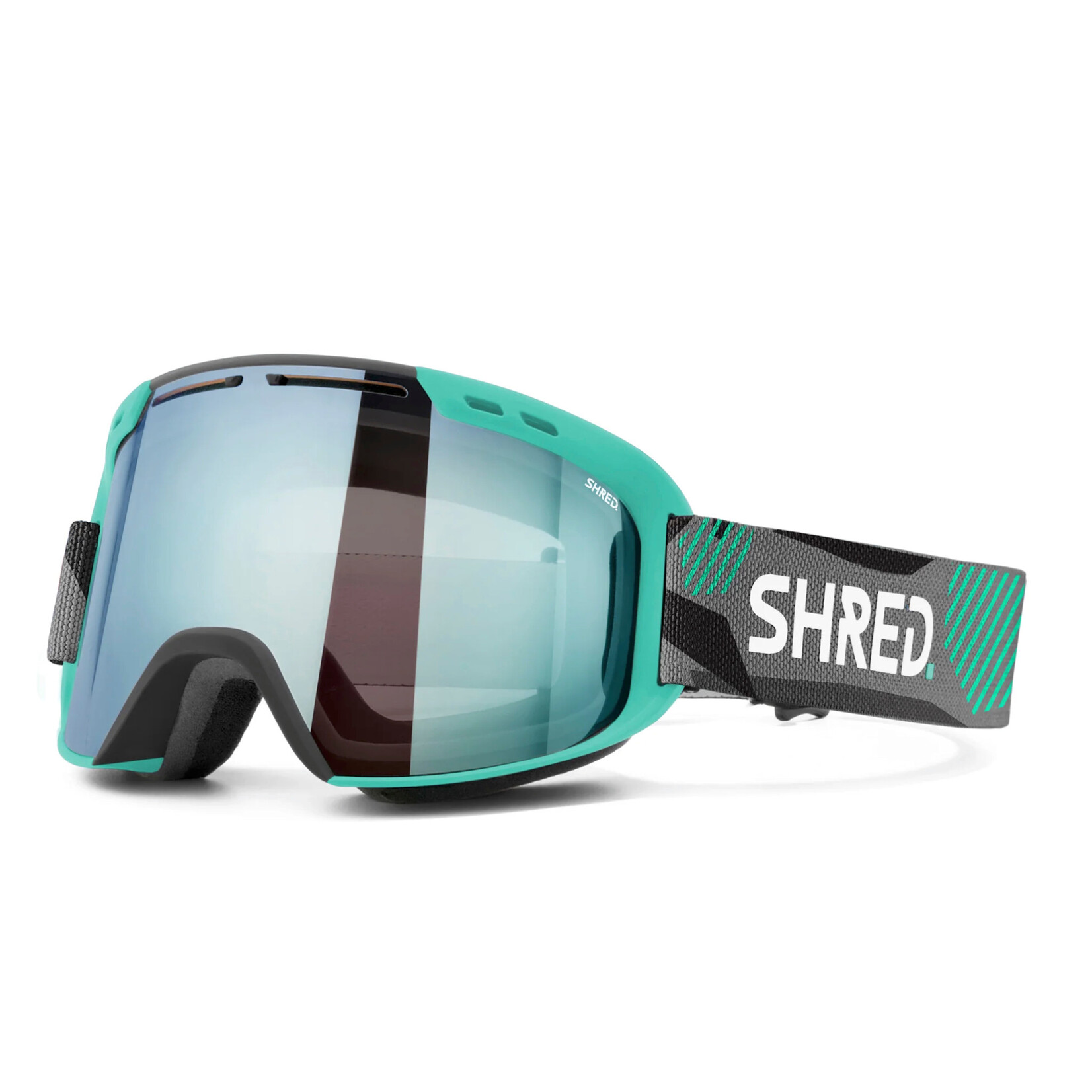 SHRED SHRED SKI GOGGLES AMAZIFY FOG FLASH CBL 2.0 DEEP BLUE MIRROR VLT 21%
