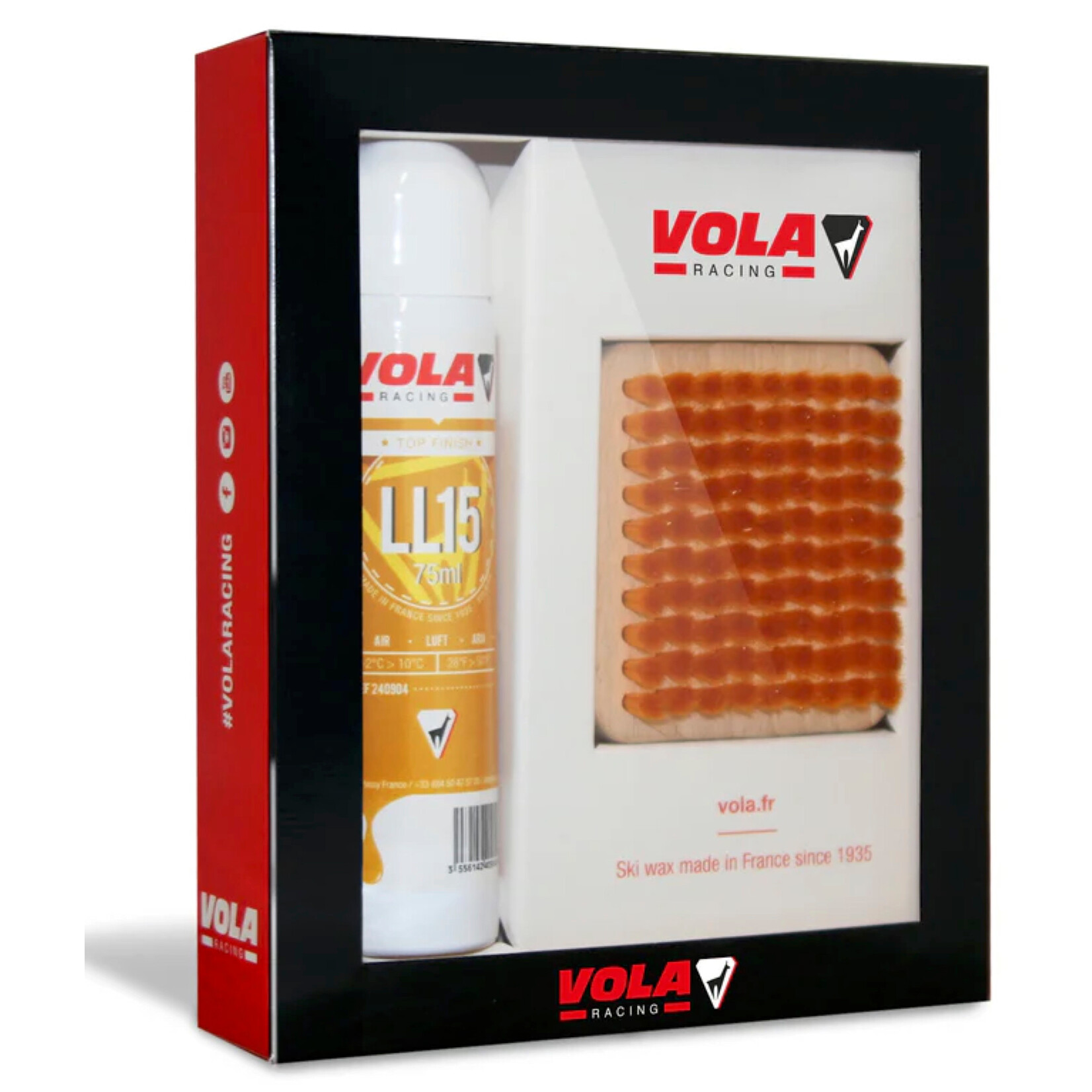 VOLA VOLA WAX ACCELERATOR SPRAY YELLOW + BRUSH/PAD -2°C>20C°/28°F>50°F 75ML