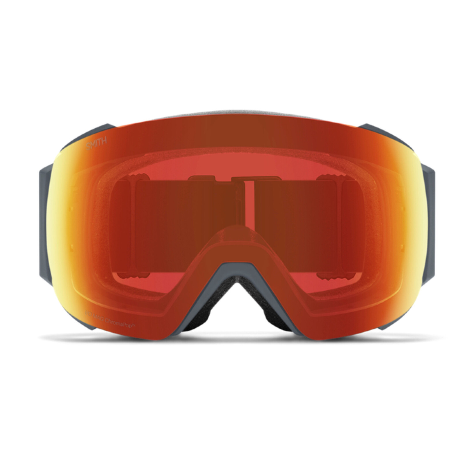 SMITH SMITH GOGGLE I/O MAG SLATE CHROMAPOP EVERYDAY RED MIRROR