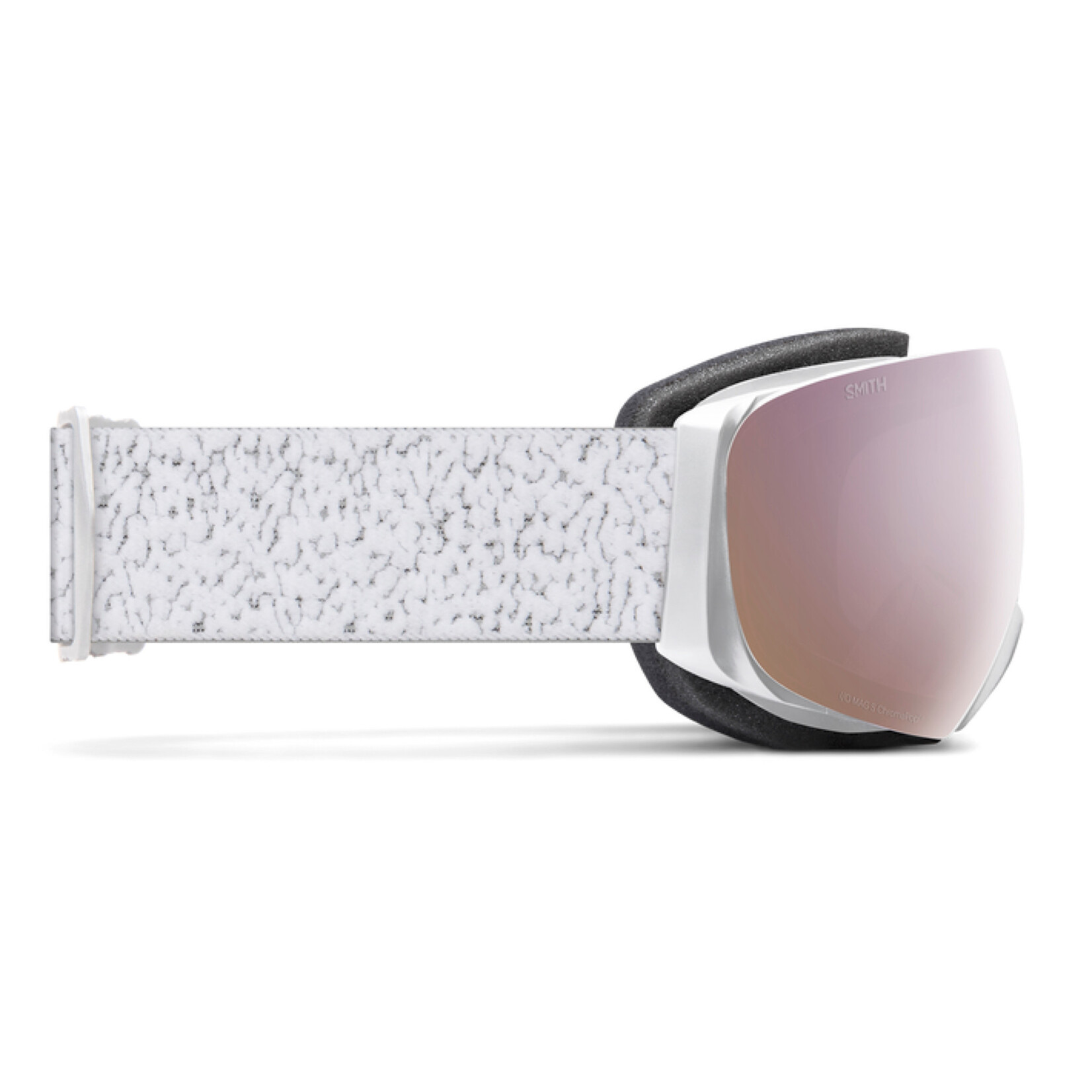 SMITH SMITH GOGGLE I/O MAG S WHITE CHUNKY KNIT CHROMAPOP EVERYDAY ROSE GOLD MIRROR
