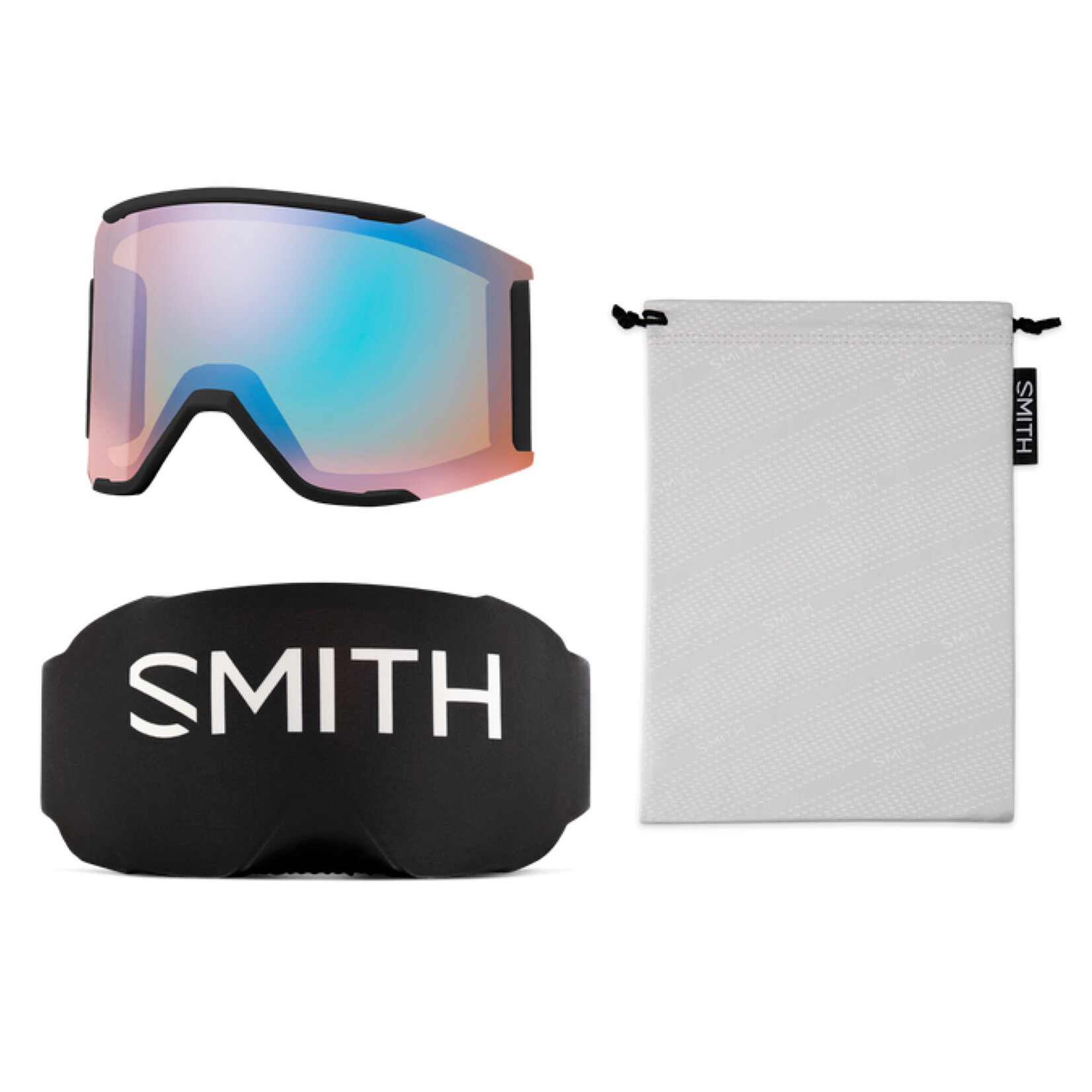 SMITH SMITH GOGGLE SQUAD MAG BLACKOUT CHROMAPOP SUN BLACK