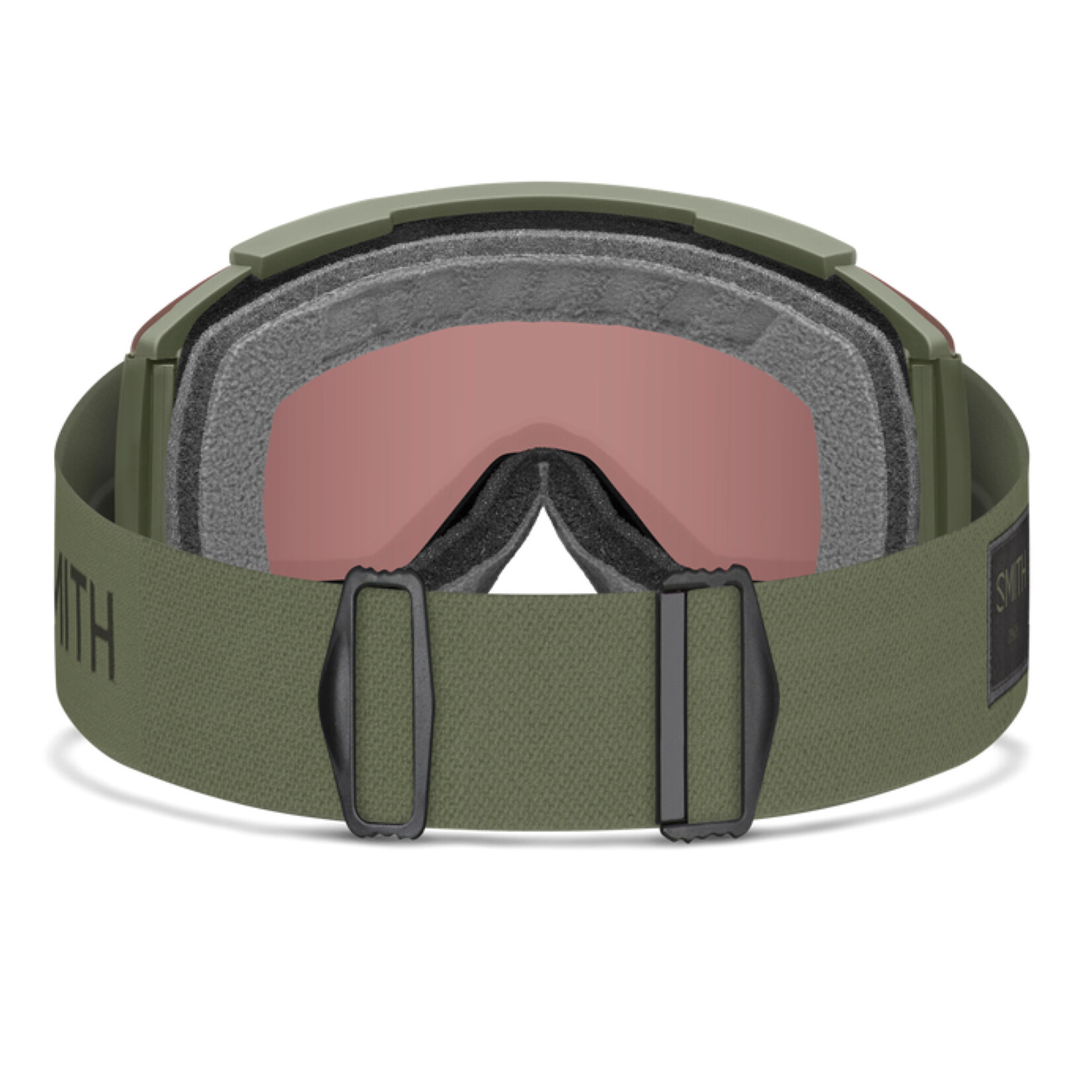 SMITH SMITH GOGGLE SQUAD XL FATIGUE GREEN CHROMAPOP EVERYDAY RED MIRROR