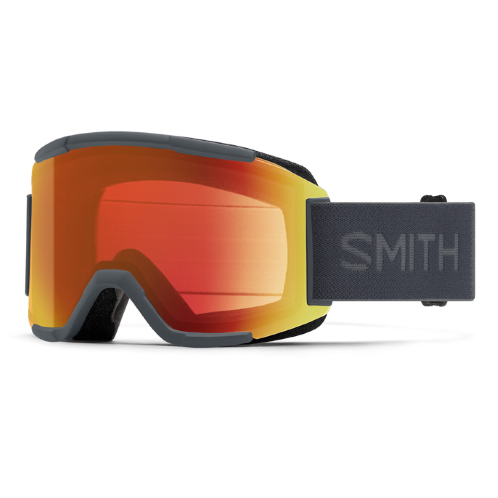 SMITH SMITH GOGGLE SQUAD SLATE CHROMAPOP EVERYDAY RED MIRROR