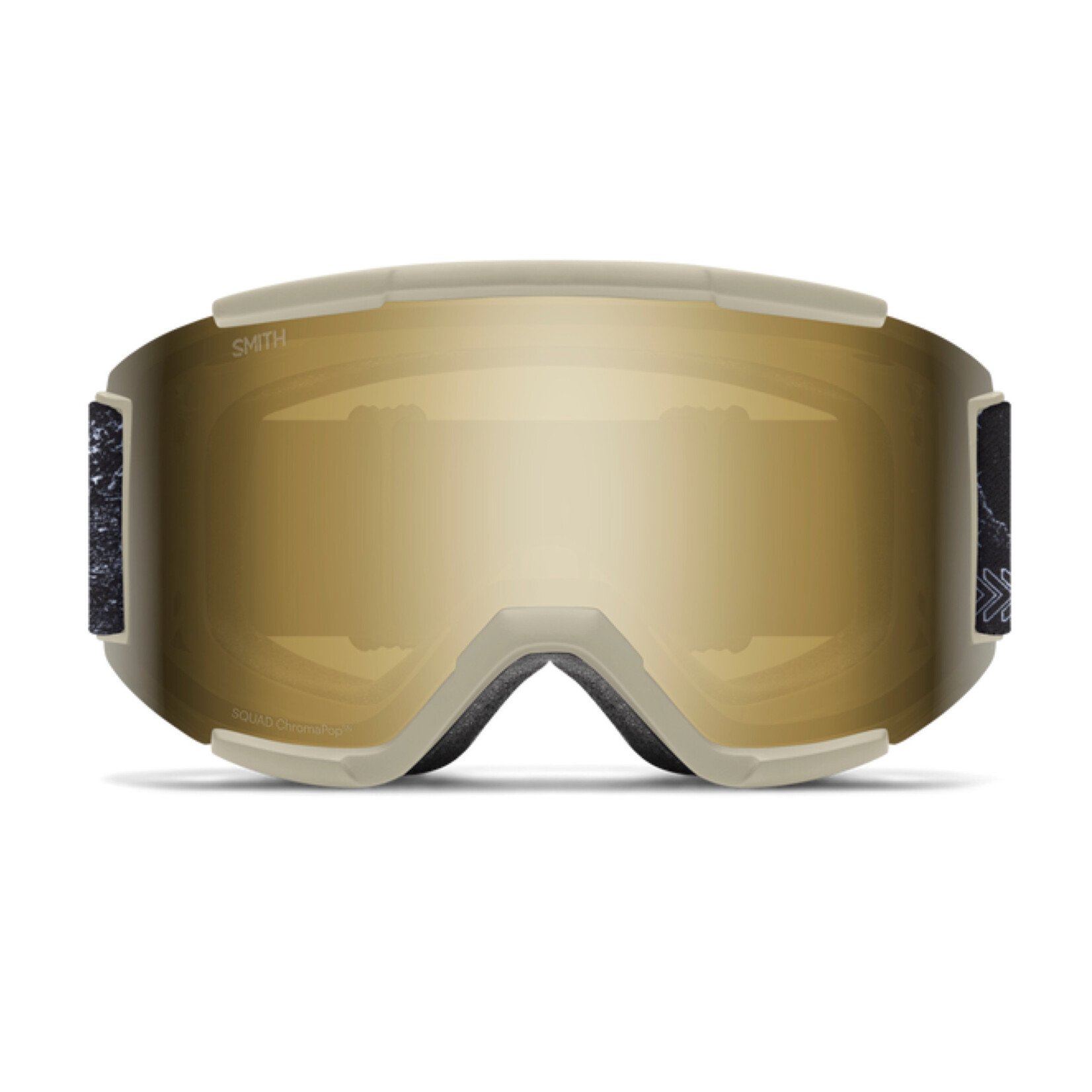 SMITH SMITH GOGGLE SQUAD CHALK SPACE INVADER CHROMAPOP SUN BLACK GOLD MIRROR
