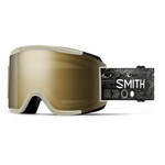 SMITH SMITH GOGGLE SQUAD CHALK SPACE INVADER CHROMAPOP SUN BLACK GOLD MIRROR