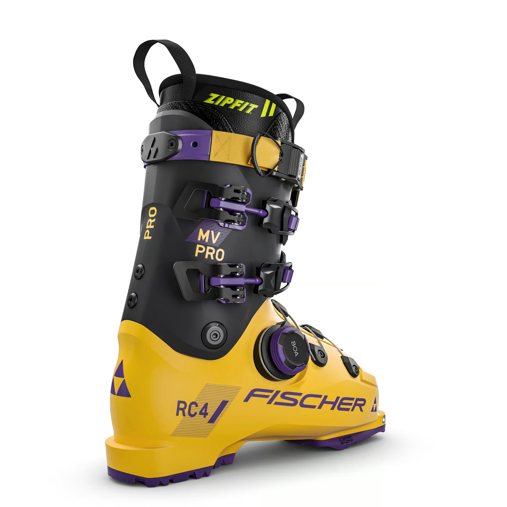 FISCHER FISCHER 2027 SKI BOOTS RC4 FREE PRO MV BOA ZIPFIT GW MANGO/CARBON