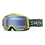 SMITH SMITH GOGGLE DAREDEVIL ELECTRIC LIME LEFT TURN BLUE SENSOR MIRROR