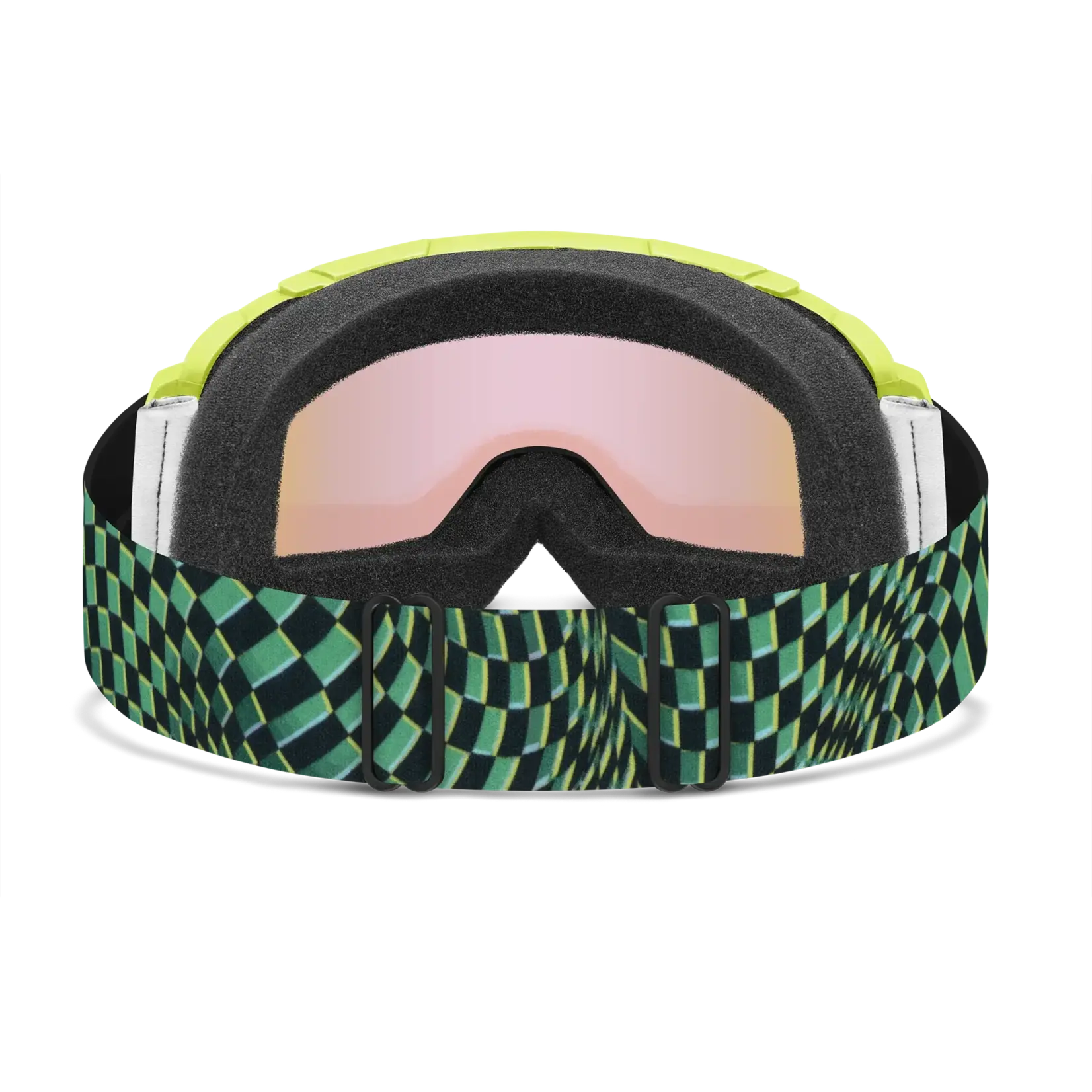 SMITH SMITH GOGGLE DAREDEVIL ELECTRIC LIME LEFT TURN BLUE SENSOR MIRROR