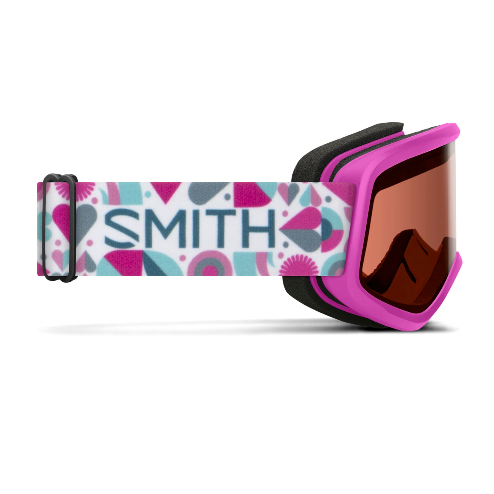 SMITH SMITH GOGGLE SNOWDAY JR VIVID PINK HEARTS RC36
