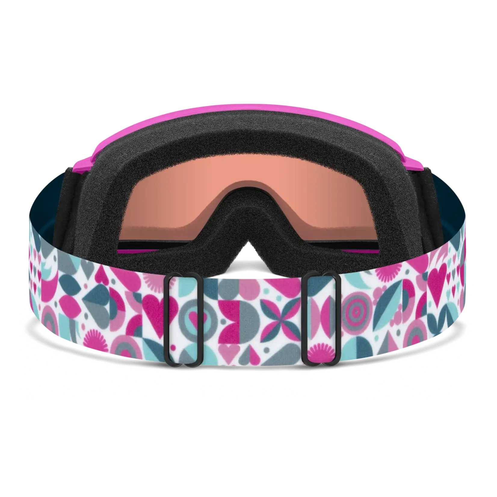 SMITH SMITH GOGGLE RASCAL VIVID PINK HEARTS RC36