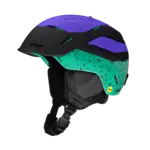 SMITH SMITH HELMET VANTAGE 2 MIPS MATTE BLACK ULTRAVIOLET EMERALD CITY