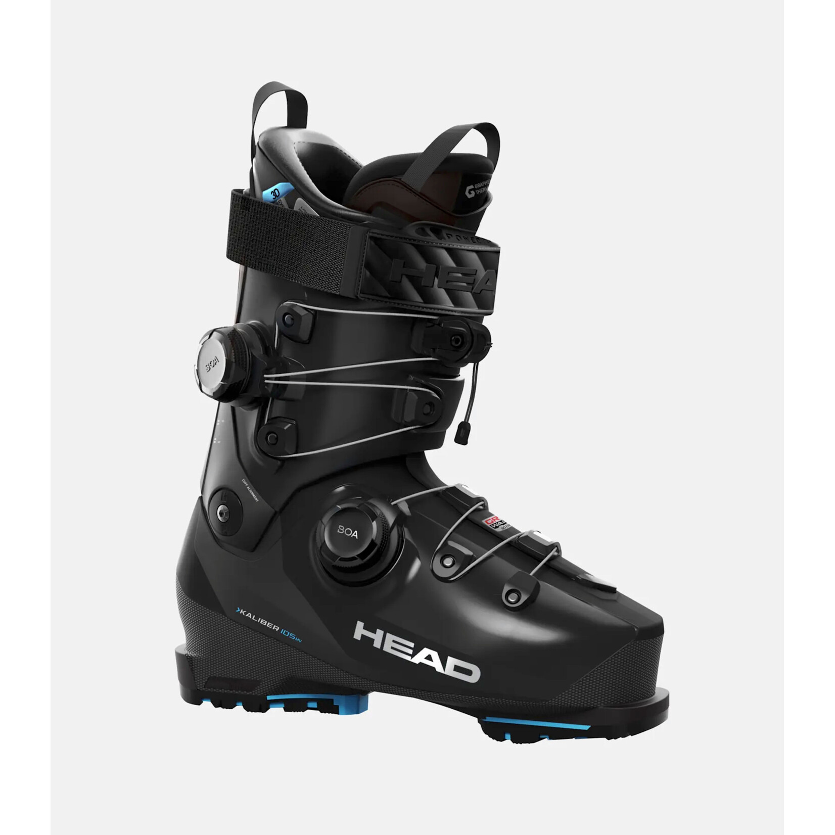 HEAD/TYROLIA HEAD 2027 SKI BOOTS KALIBER 105 W MV GW BOA2 BLACK TURQUOISE