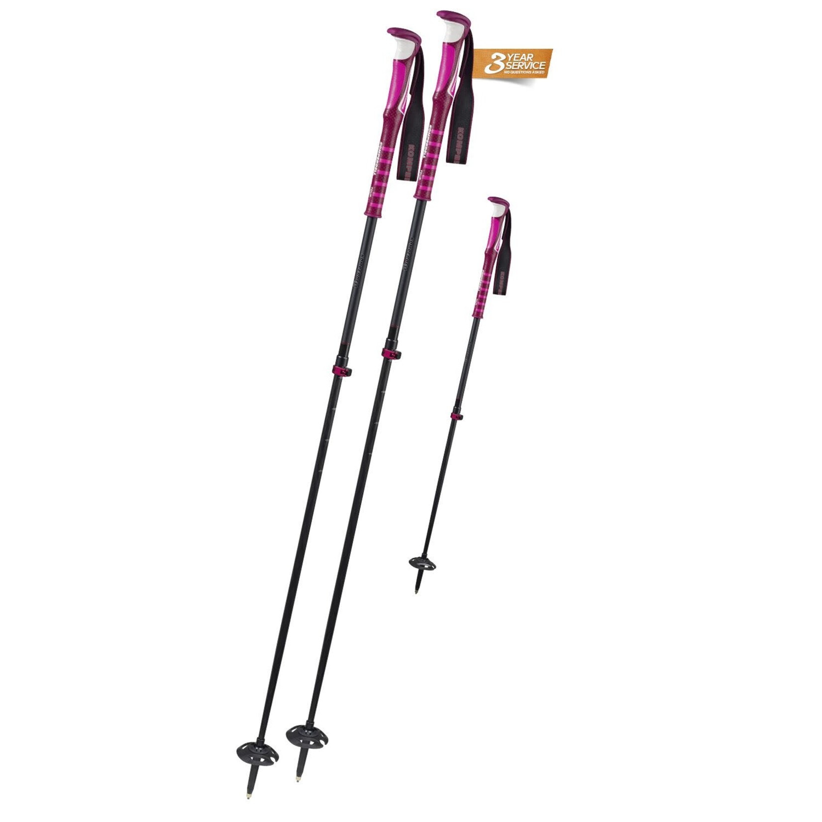 KOMPERDELL KOMPERDELL SKI POLES CARBON C7 ASCENT BERRY