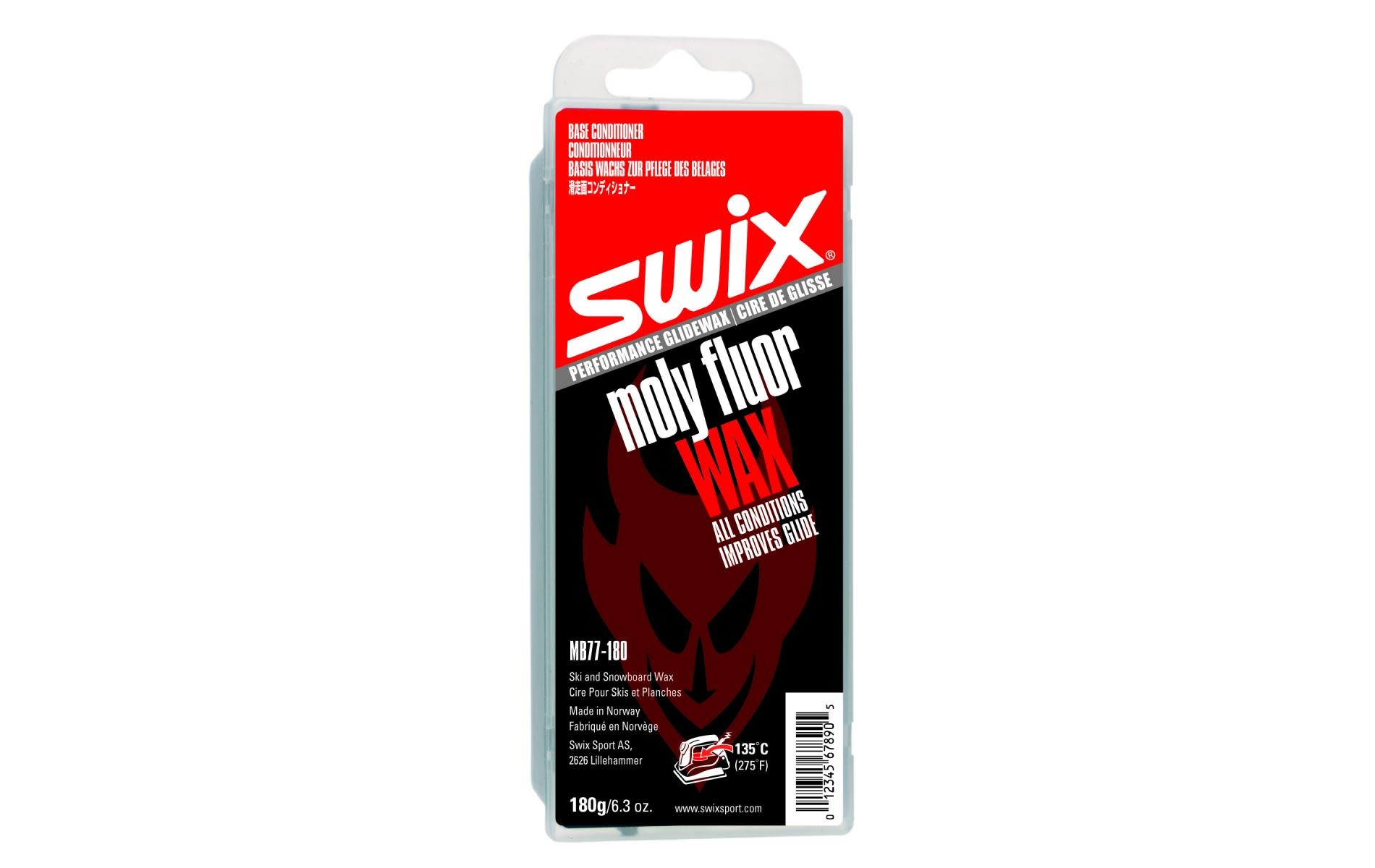 SWIX WAX BASE PREP MB77 MOLY FLUORO 180G - Foothills Ski Life