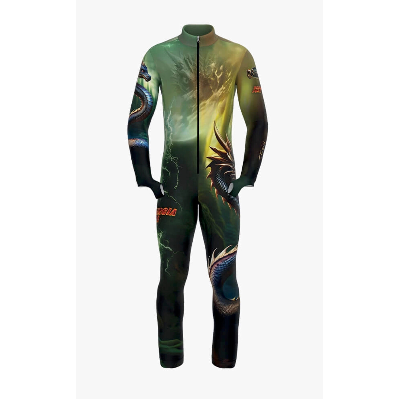 ENERGIAPURA ENERGIAPURA RACE SUIT YOUTH TUTA DRAGON FANTASY ACID GREEN