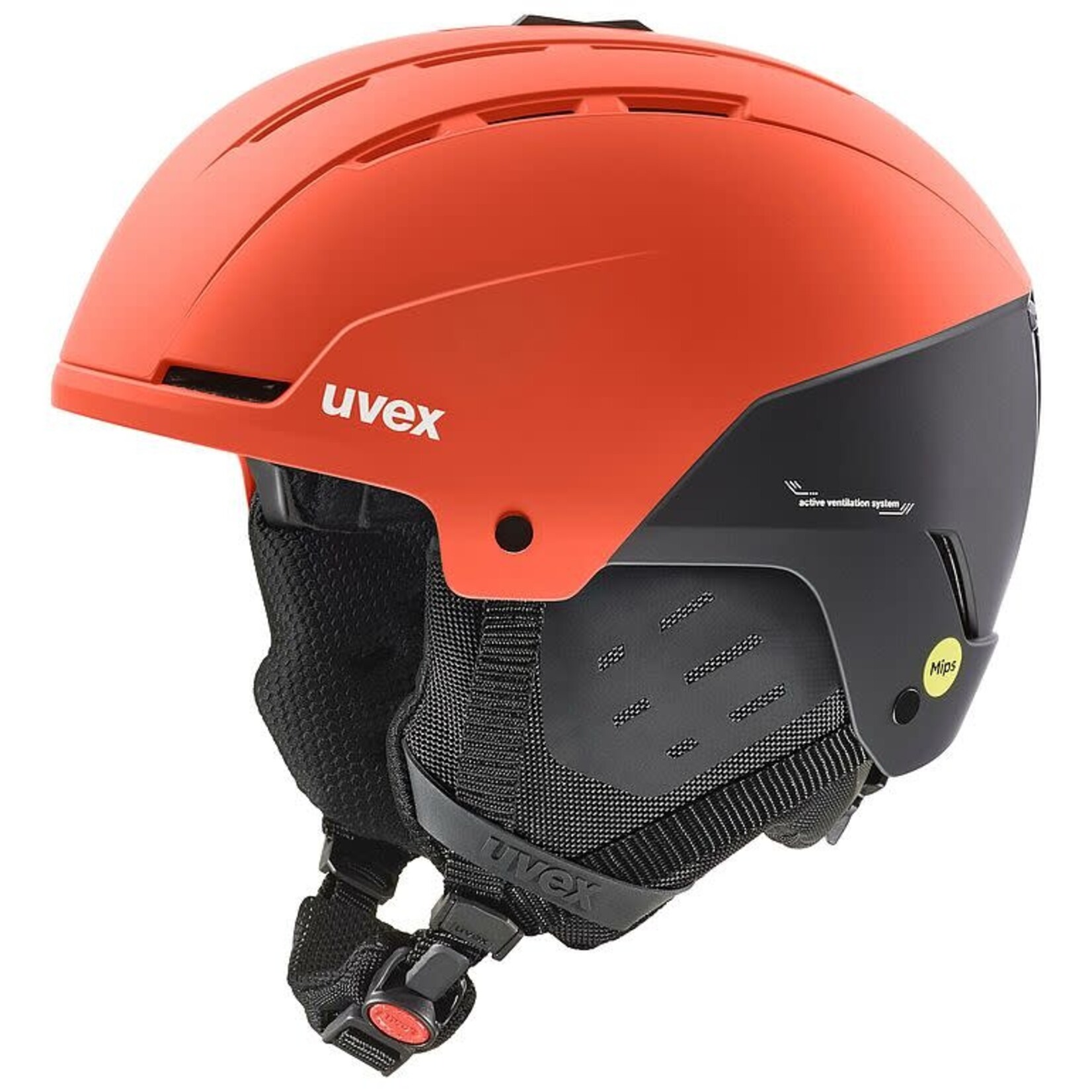 UVEX UVEX SKI HELMET STANCE MIPS FIERCE RED-BLACK MATT