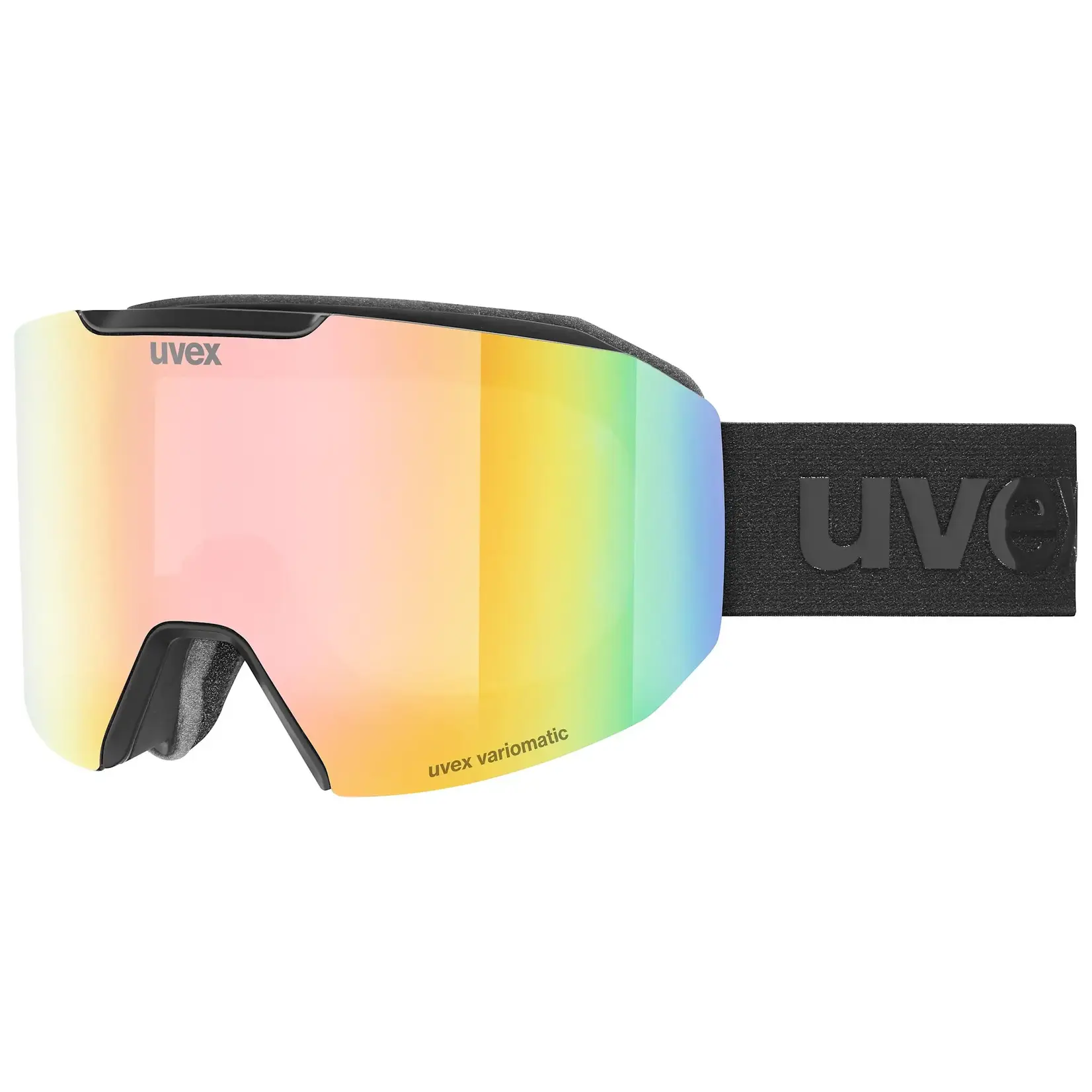 UVEX UVEX GOGGLES EVIDNT ATTRACT SMALL V BLACK MIRROR RAINBOW VARIOMATIC S1-S3