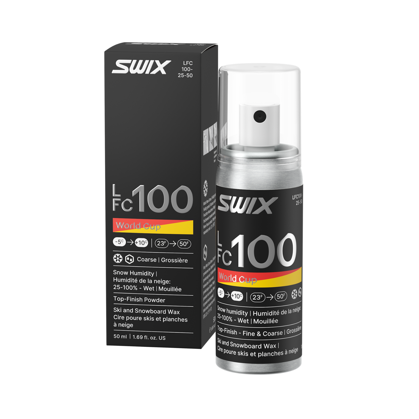 SWIX SWIX WAX LFC100 WORLDCUP LIQUID COARSE WET 50ML -5°C>10°C/23°F>50°F