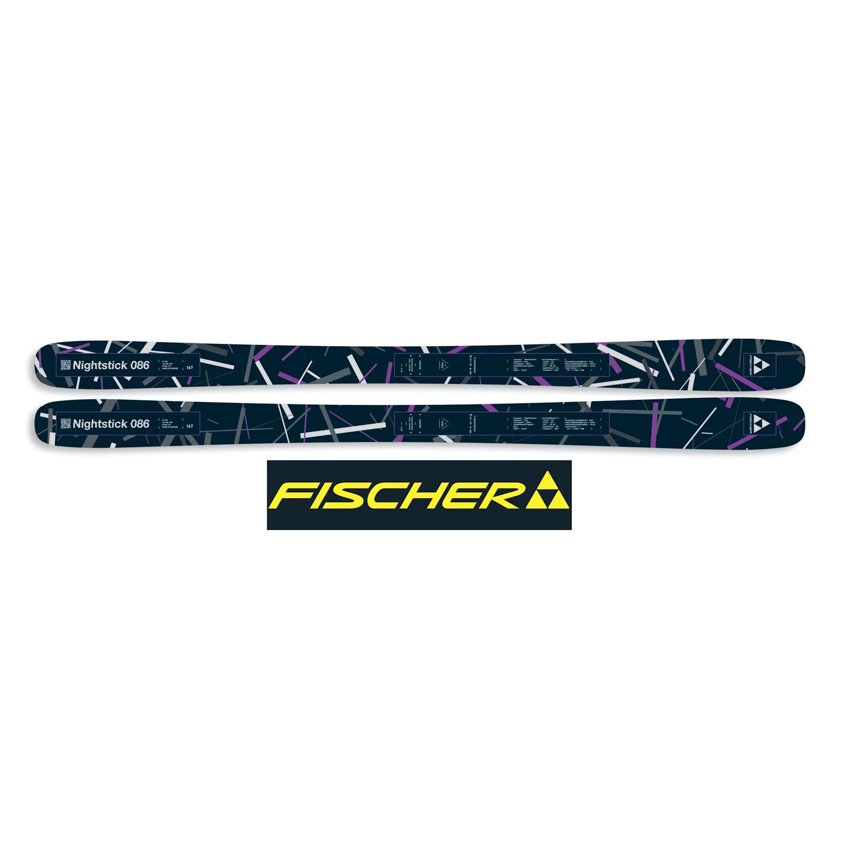 FISCHER RENTAL SEASON SKIS+BINDING FISCHER NIGHTSTICK 86 (151-167) + ATTACK 11