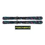 FISCHER RENTAL SEASON SKIS+BINDING FISCHER NIGHTSTICK JR (101-141) + JRS 4.5/7.5