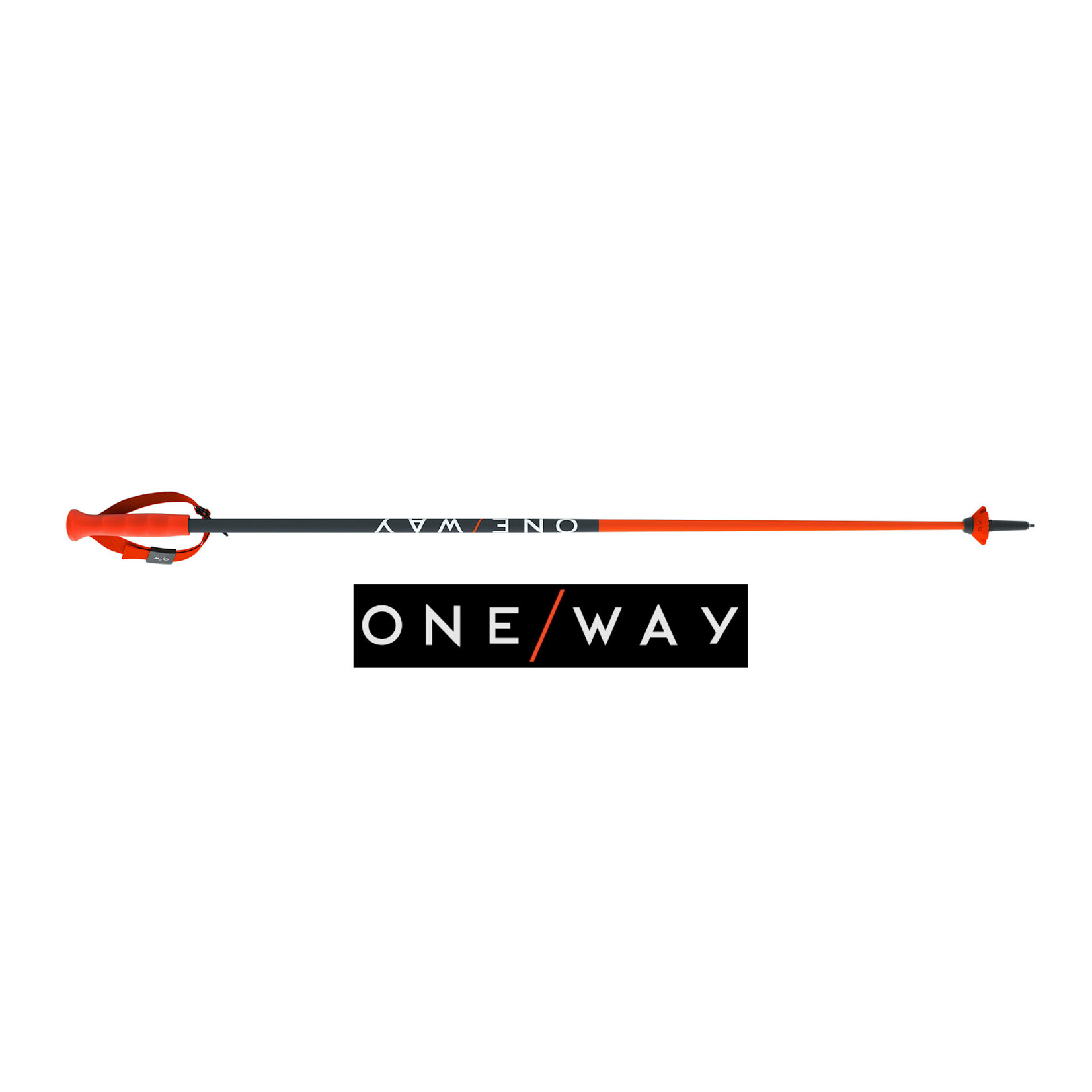 ONE WAY RENTAL SEASON SKI POLE ONE-WAY ADULT SL