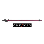 ONE WAY RENTAL SEASON SKI POLE ONE-WAY JUNIOR HIGH BLACKBERRY