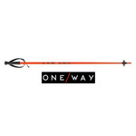 ONE WAY RENTAL SEASON SKI POLE ONE-WAY JUNIOR HIGH NEON