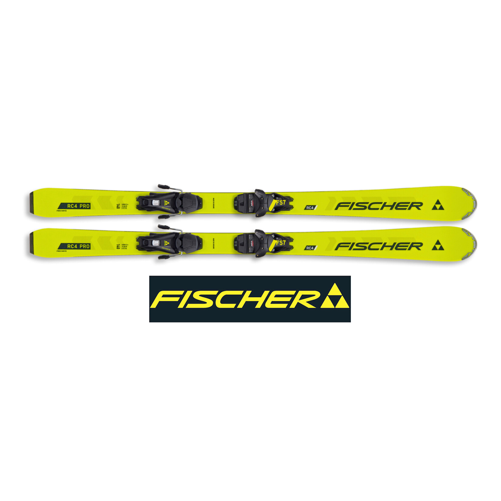 FISCHER RENTAL SEASON SKIS+BINDING FISCHER RC4 COMBI PRO (130-160)+ JRS 7.5