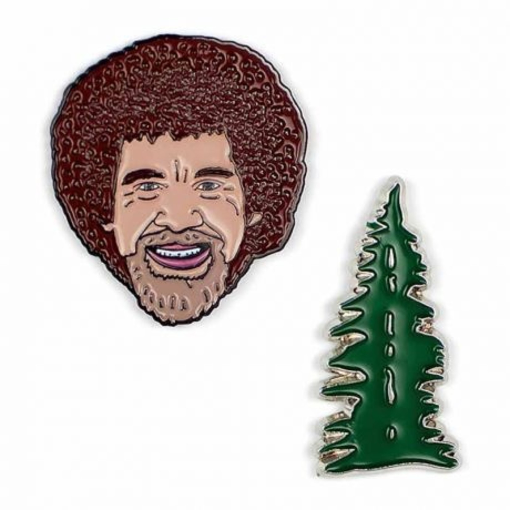 The Unemployed Philosophers Guild Bob Ross Pin