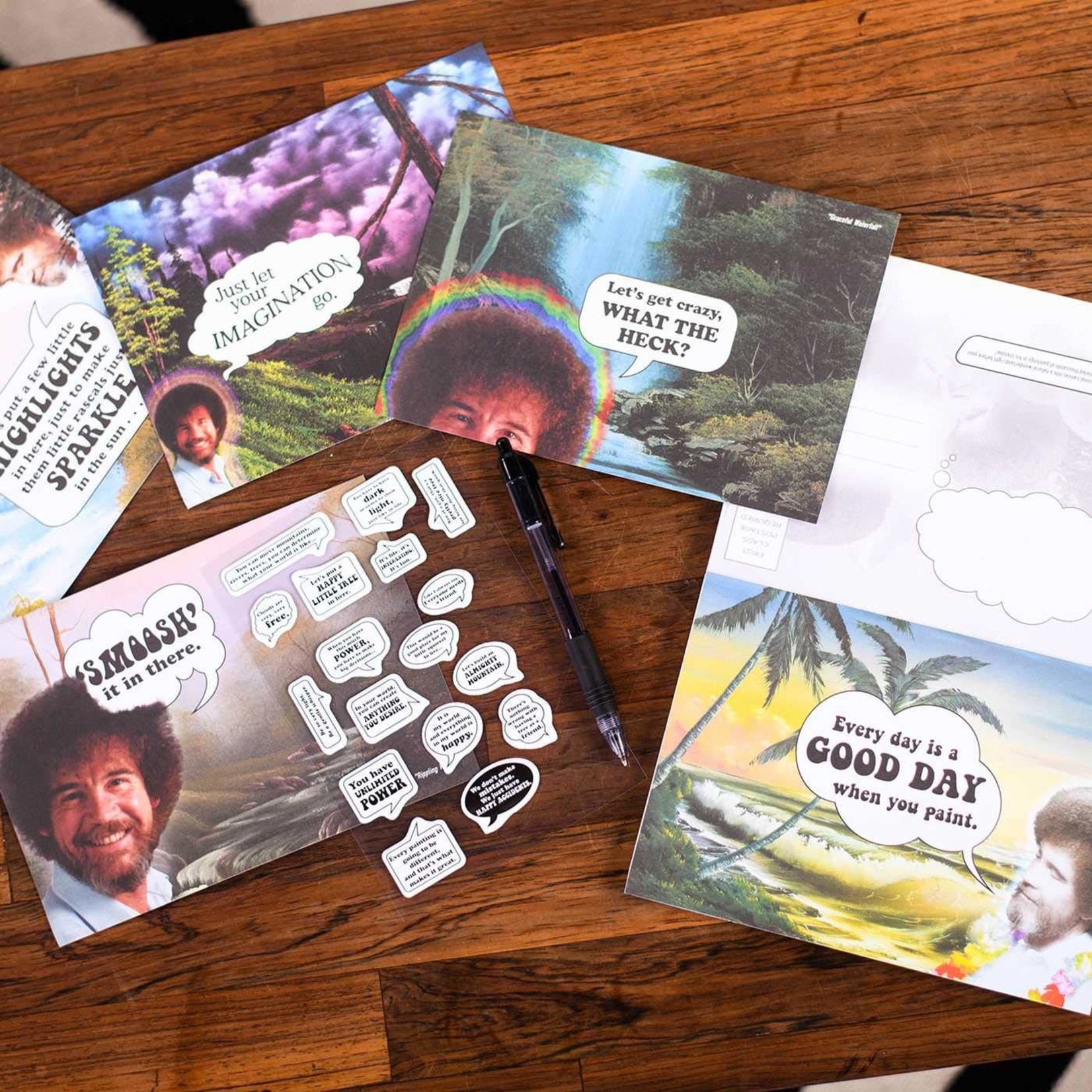 Bob Ross Quote Cards