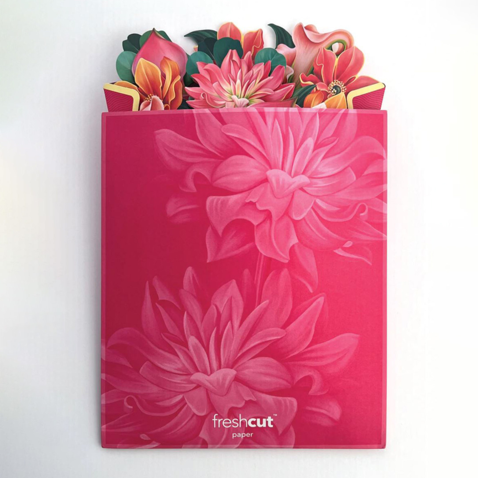 Fresh Cut Paper Dear Dahlia Pop Up Card