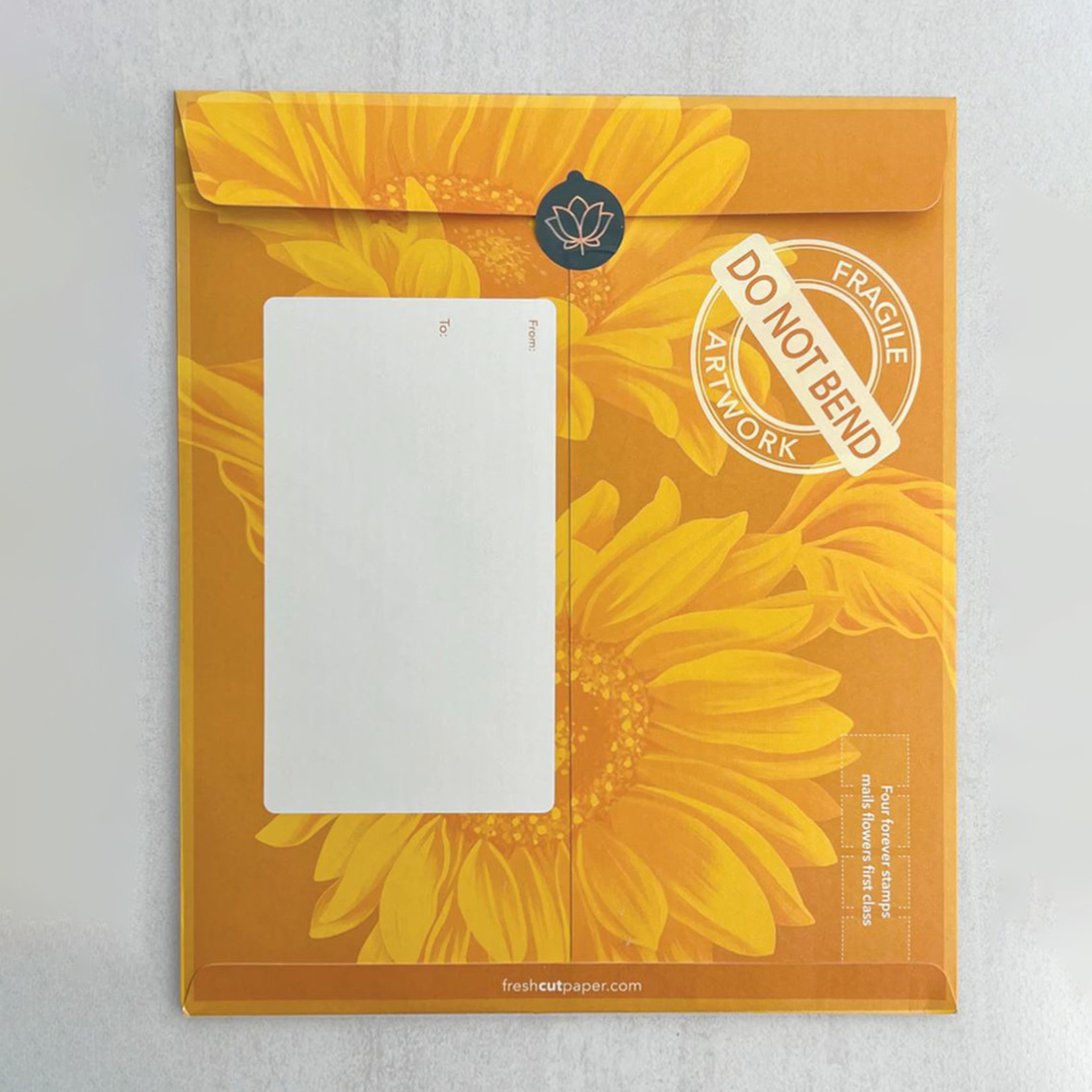 Fresh Cut Paper Sunflowers Pop-Up Card