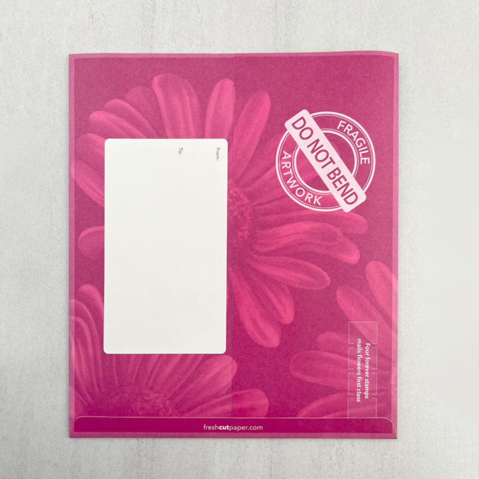 Fresh Cut Paper Field of Daisies Pop-Up Card