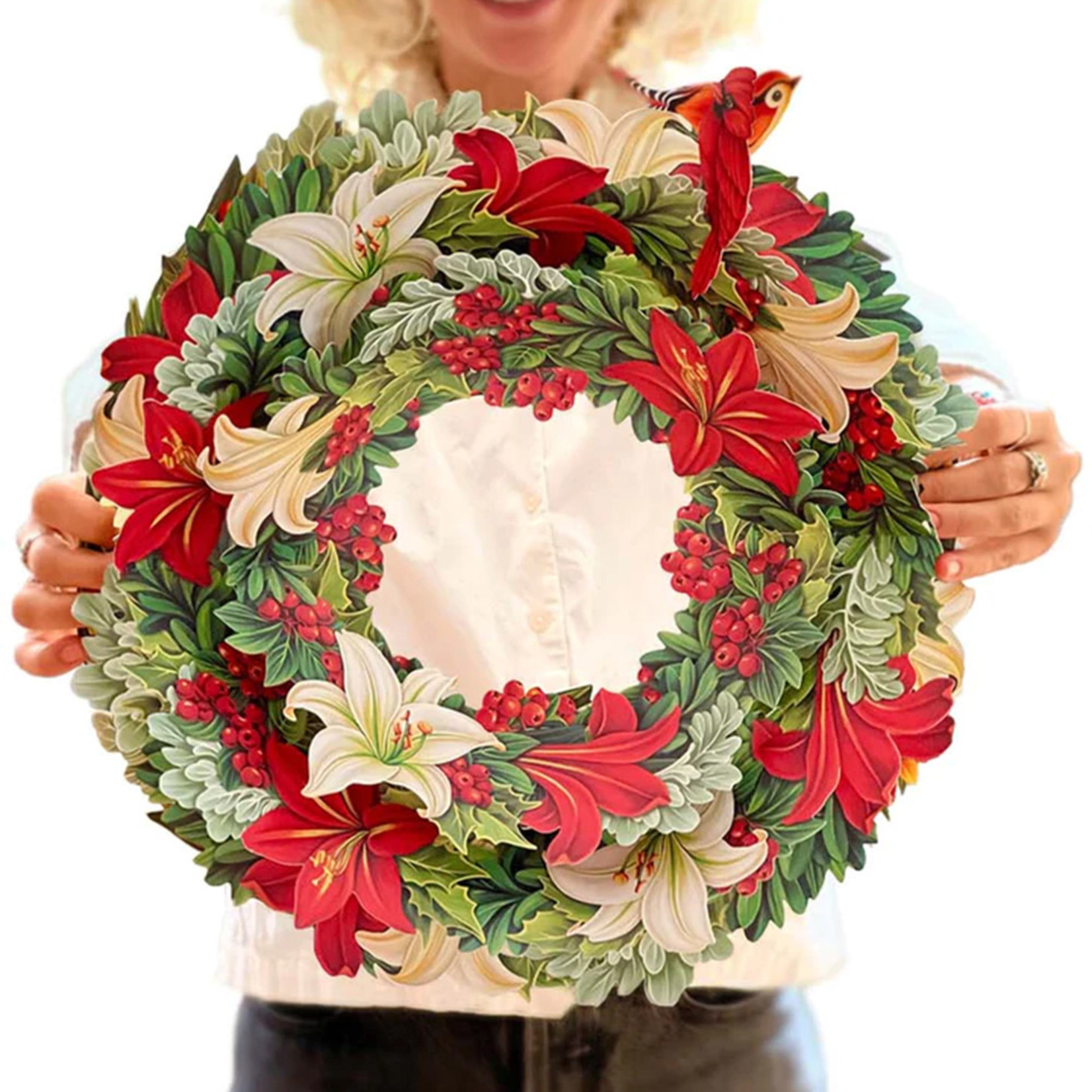 Fresh Cut Paper Winter Joy Wreath