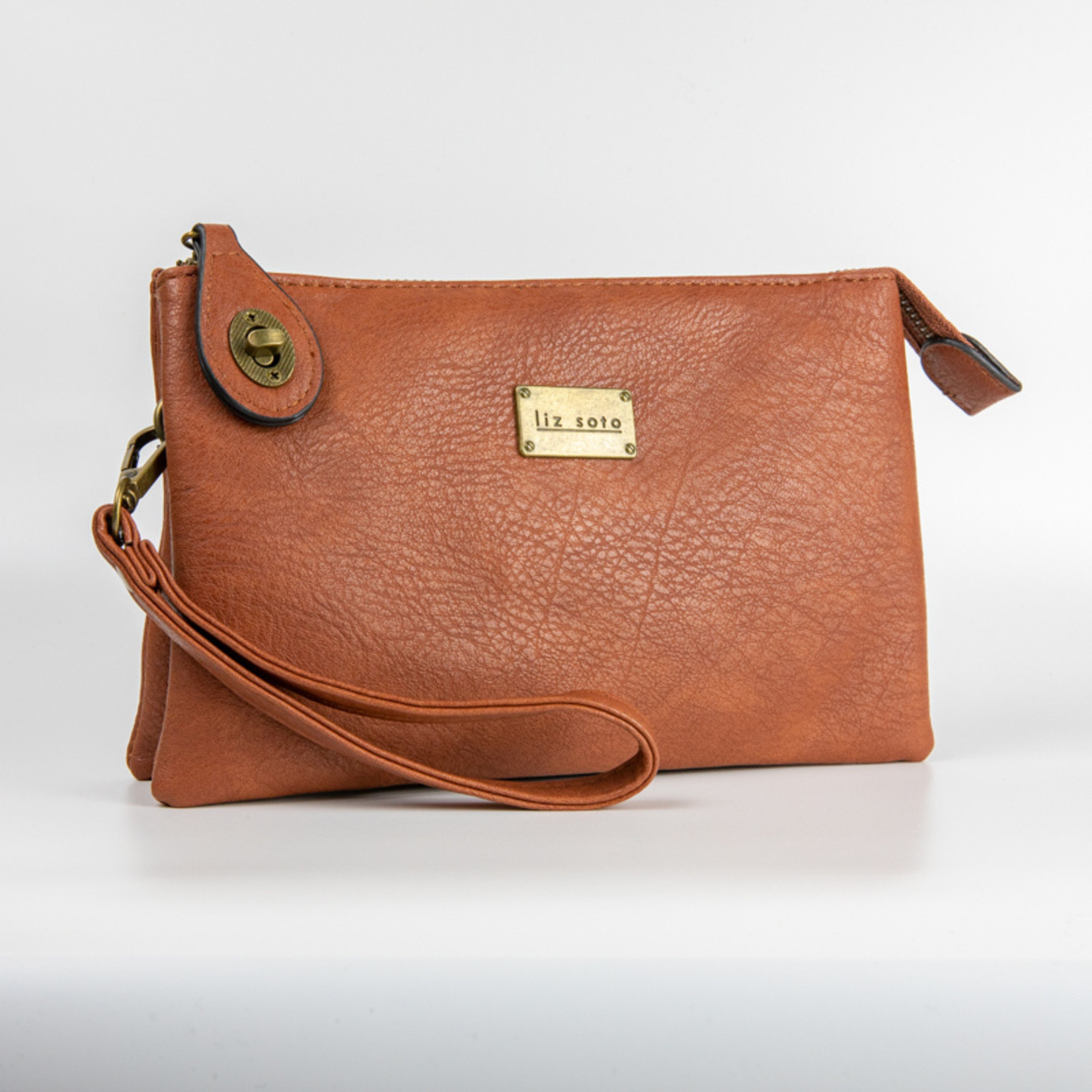 Ella Crossbody/Wristlet | Brown