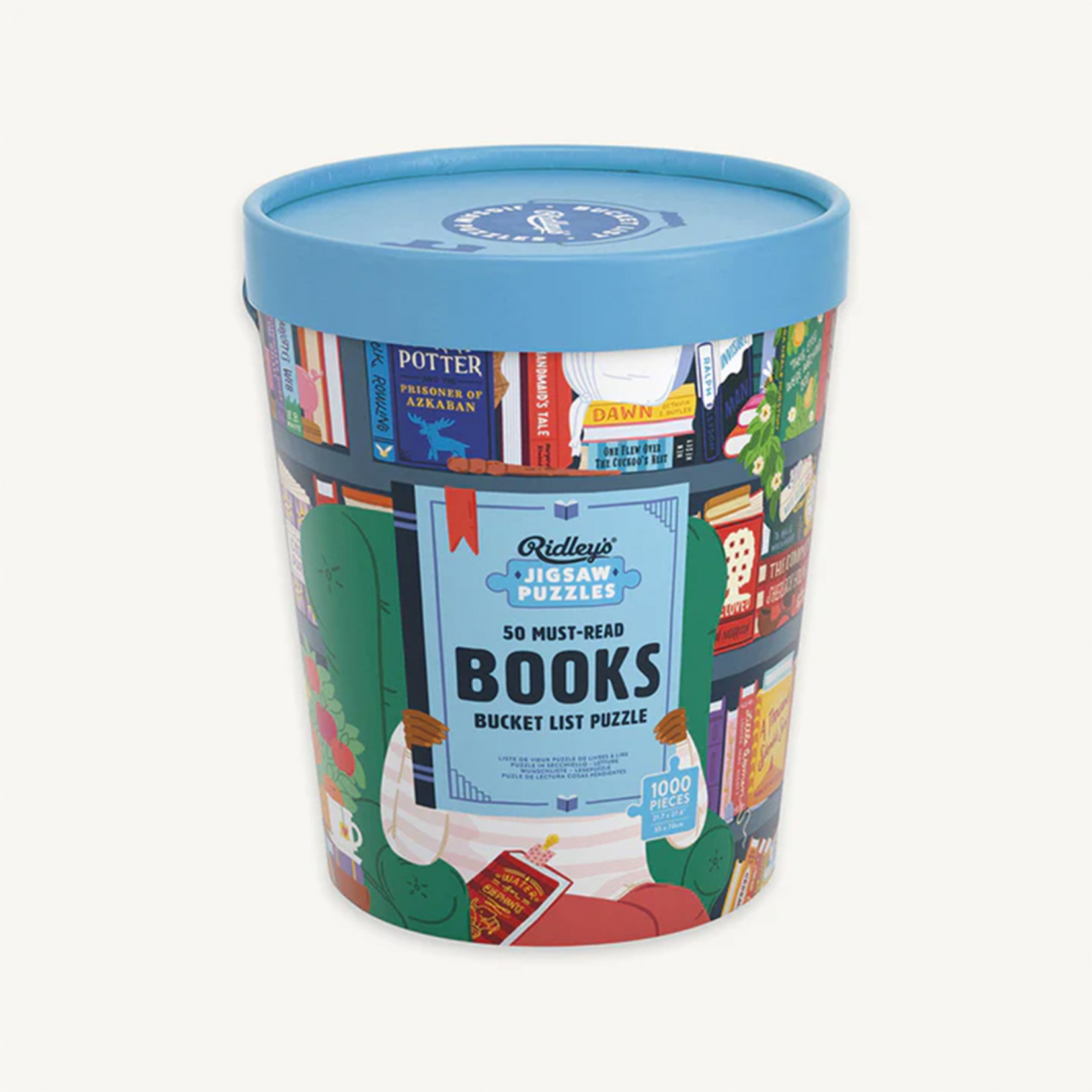 50 Must Read Books Bucket List Puzzle | 1000 Pieces