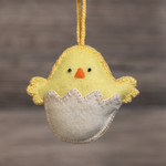 Baby Chick in Egg Ornament