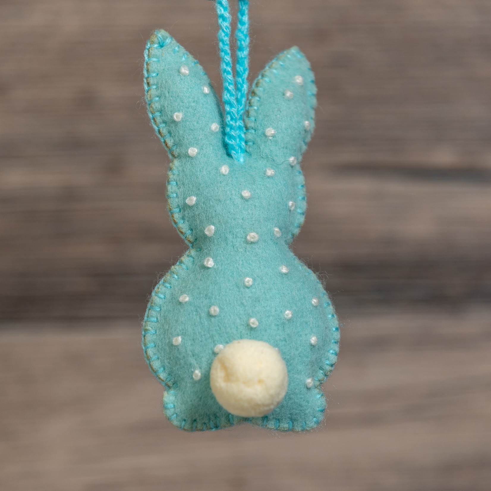 Felt Ornament | Bunny with Dots