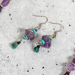 Amethyst Nugget Earrings