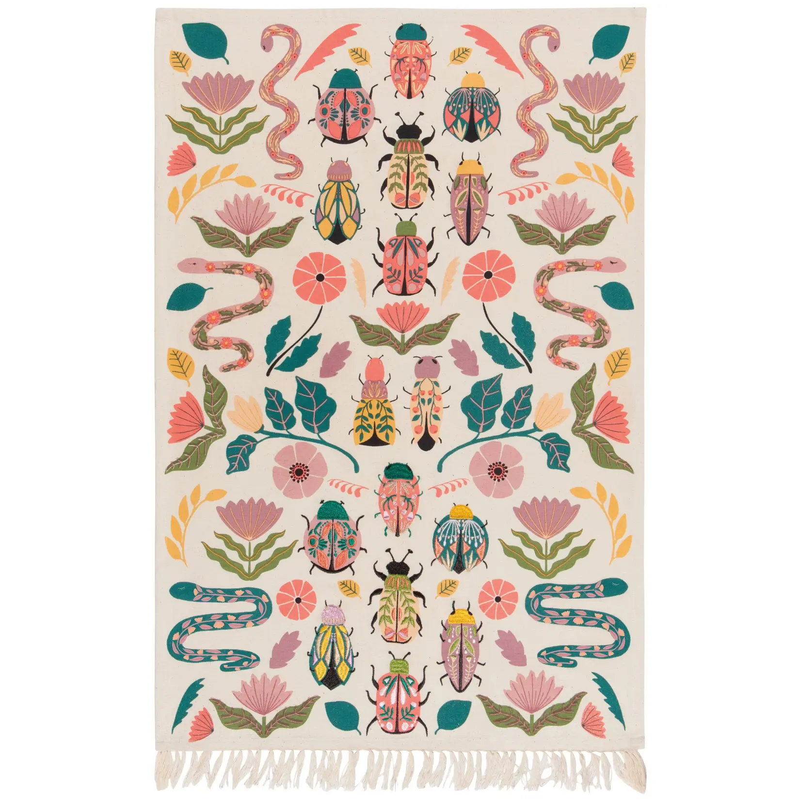 Embroidered Dishtowel Amulet