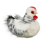 Salty Black and White Hen Plush